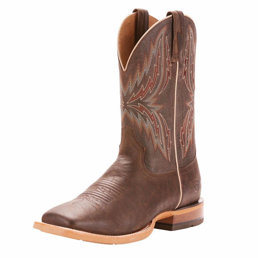 Boots & Shoes * | Ariat Men'S Brown Arena Rebound Broad Square Toe Boot