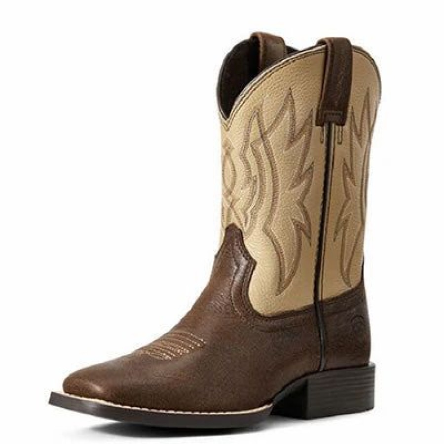 Boots & Shoes * | Ariat Kid'S Timber Rice Crispy Tan Boots