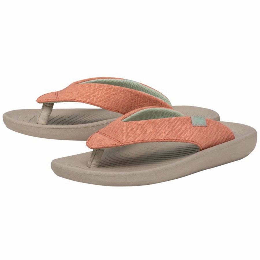 Boots & Shoes * | Heydude Hey Dude Women'S Meg Peach Flip Flops