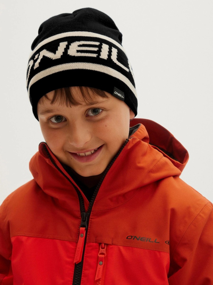 Boys * | O'Neill Boys Reversible Logo Beanie Black Out