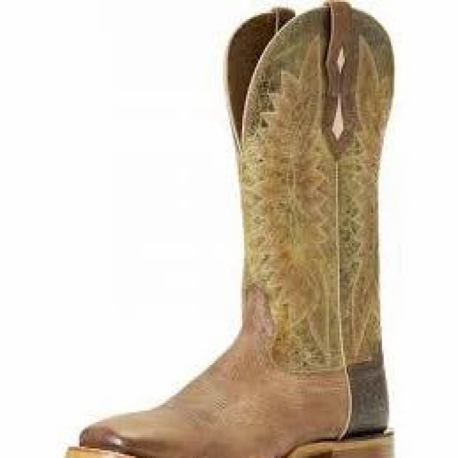 Boots & Shoes * | Ariat Tobacco Record Setter Square Toe Boot