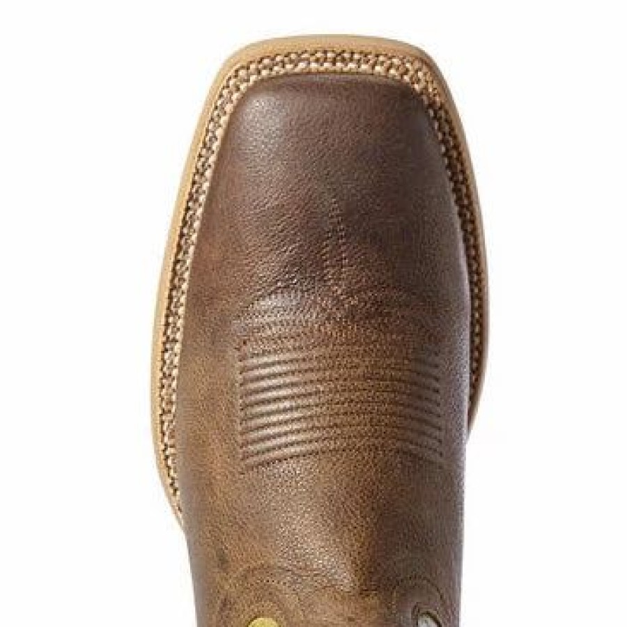 Boots & Shoes * | Ariat Tobacco Record Setter Square Toe Boot