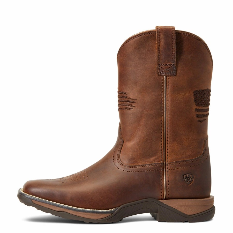 Boots & Shoes * | Ariat Kid'S Anthem Patriot Boots