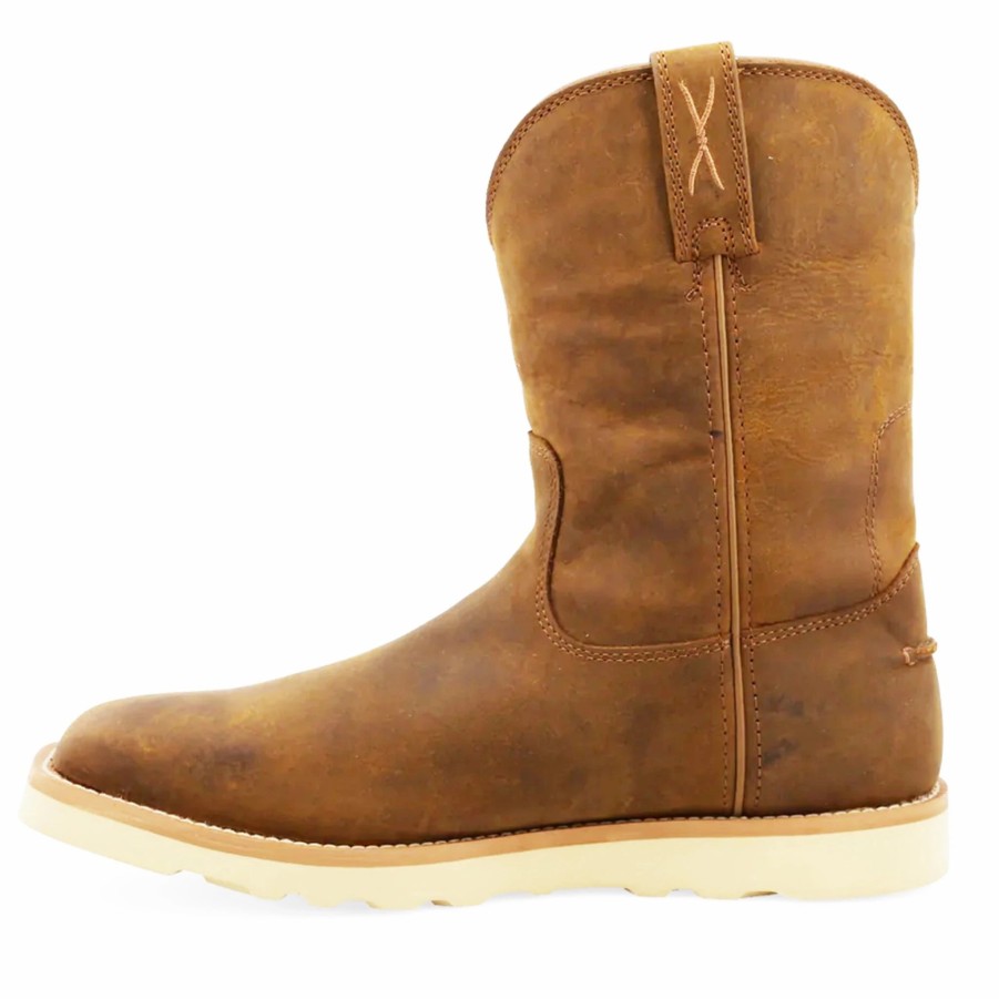 Boots & Shoes * | Twisted X Men'S 10 Pull-On Wedge Sole Work Boot