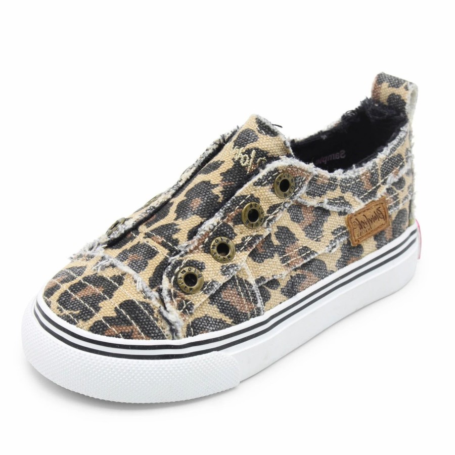 Boots & Shoes * | Blowfish Llc Blowfish Toddler Cheetah Canvas Shoe