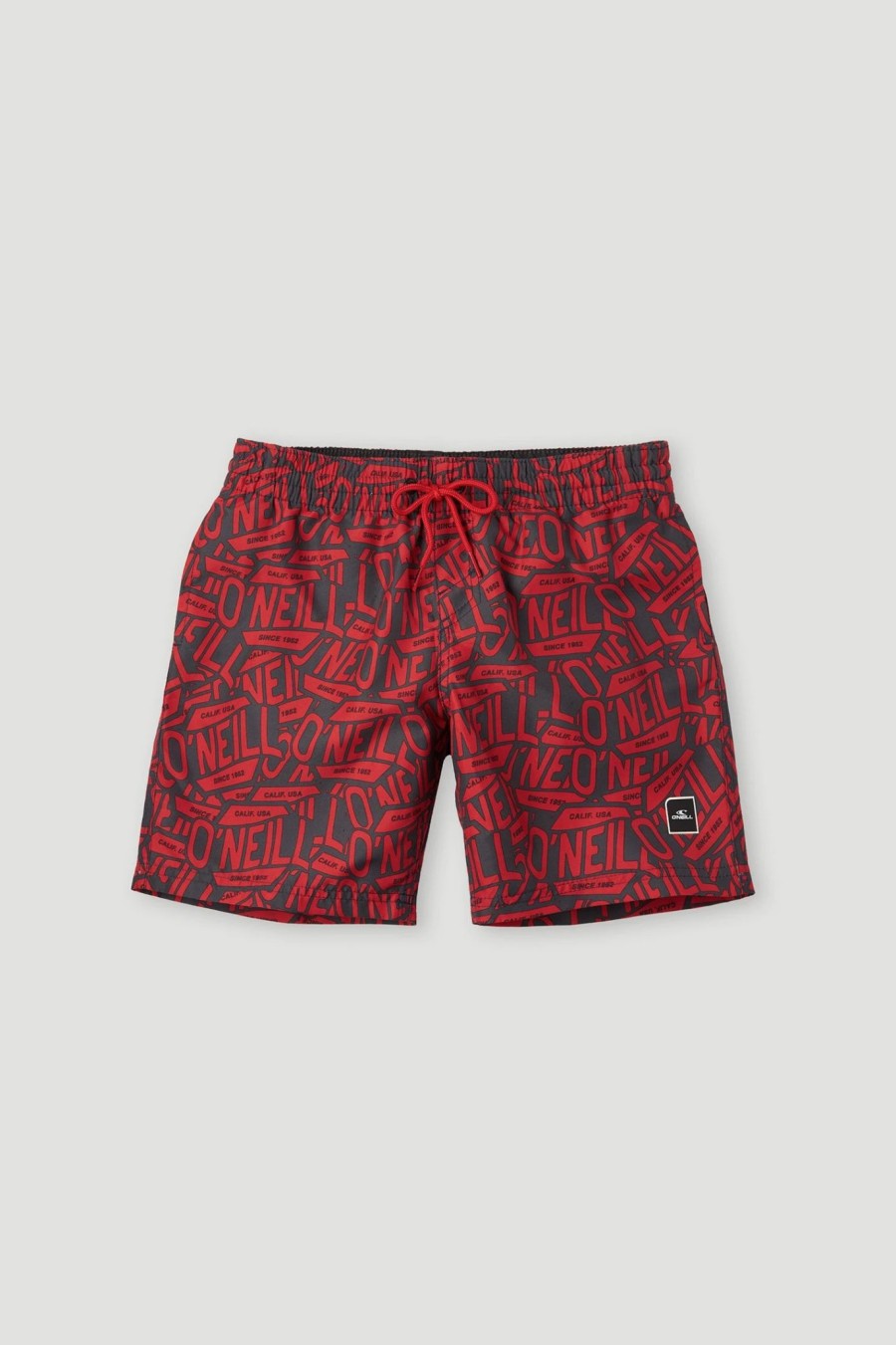 Boys * | O'Neill Boy'S Stickerprint Shorts Asphalt