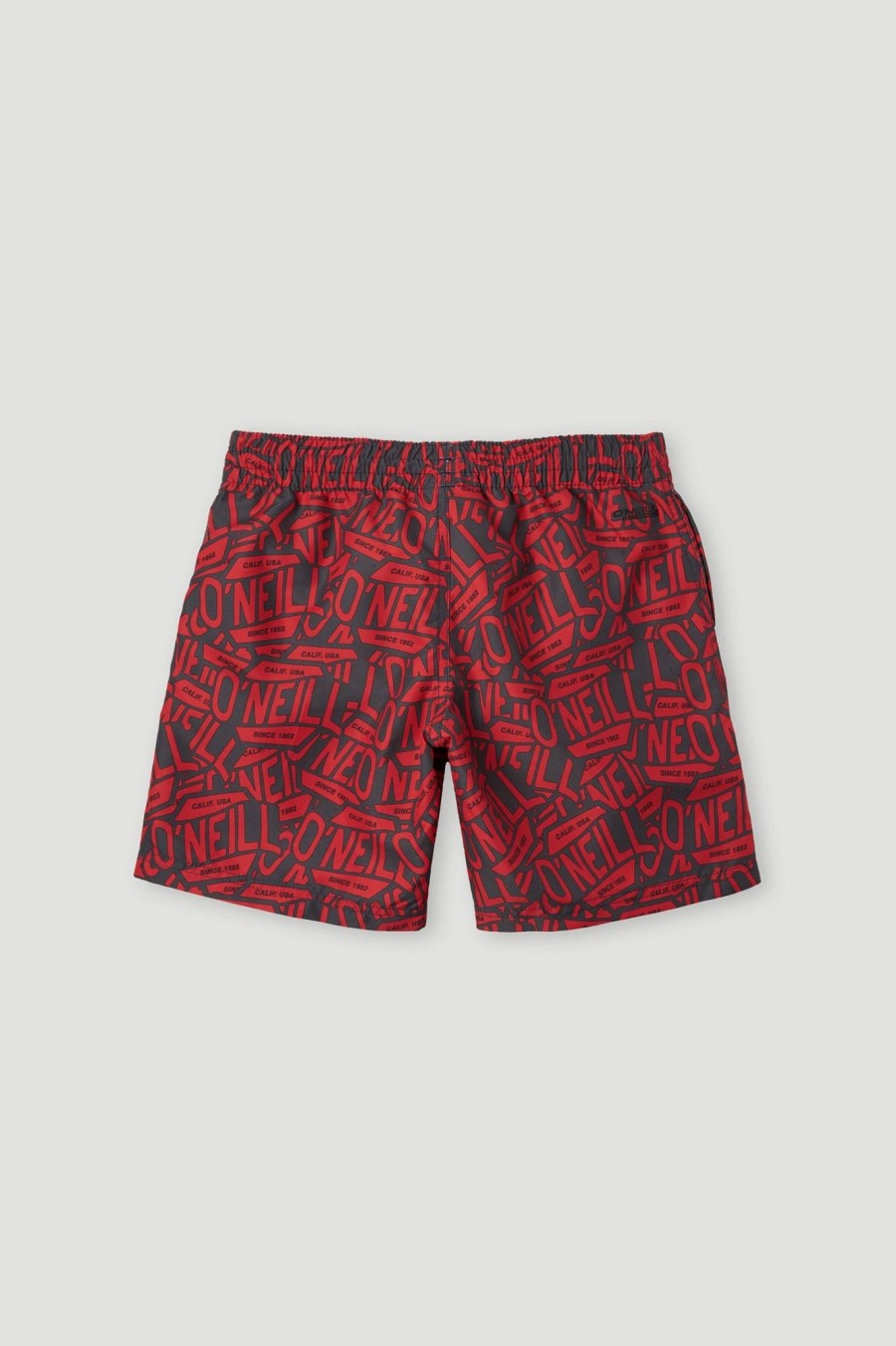 Boys * | O'Neill Boy'S Stickerprint Shorts Asphalt