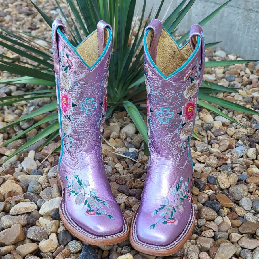 Boots & Shoes * | Anderson Bean Macie Bean Pink Metallic Boots