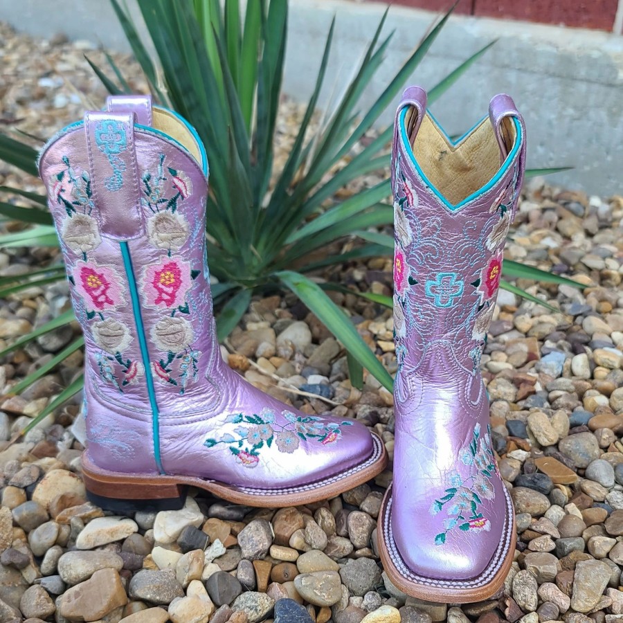 Boots & Shoes * | Anderson Bean Macie Bean Pink Metallic Boots