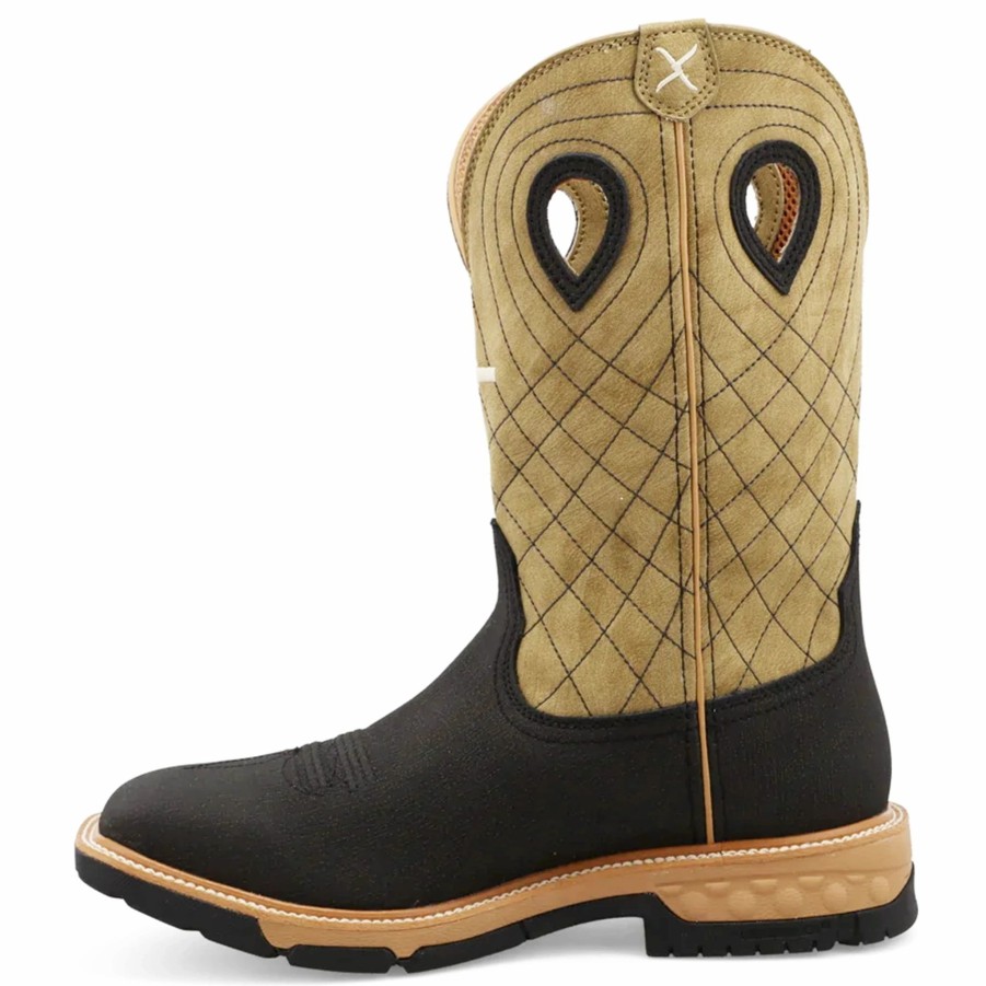 Boots & Shoes * | Twisted X 12 Waterproof Performance Leather Pull-On Work Boot