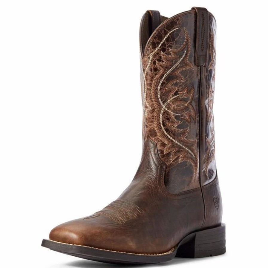 Boots & Shoes * | Ariat Men'S Old Oak Holder Square Toe Boot