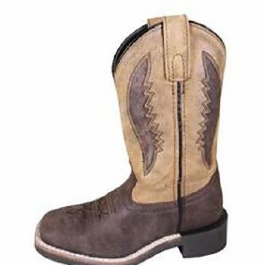 Boots & Shoes * | Smoky Mountain Boots Kid'S Brown And Tan Ranger Boots