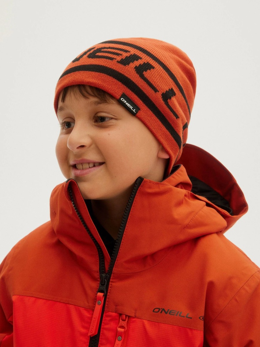 Boys * | O'Neill Boys Reversible Logo Beanie Rooibos Red