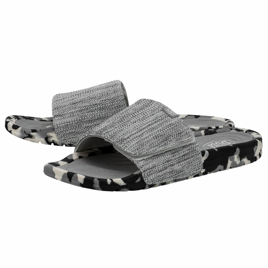 Boots & Shoes * | Heydude Hey Dude Men'S Phoenix Tri Ghost Slides