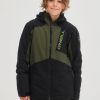 Boys * | O'Neill Hammer Jacket Forest Night Colour Block