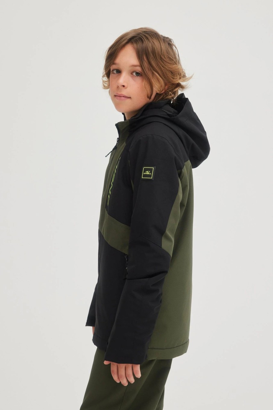 Boys * | O'Neill Hammer Jacket Forest Night Colour Block