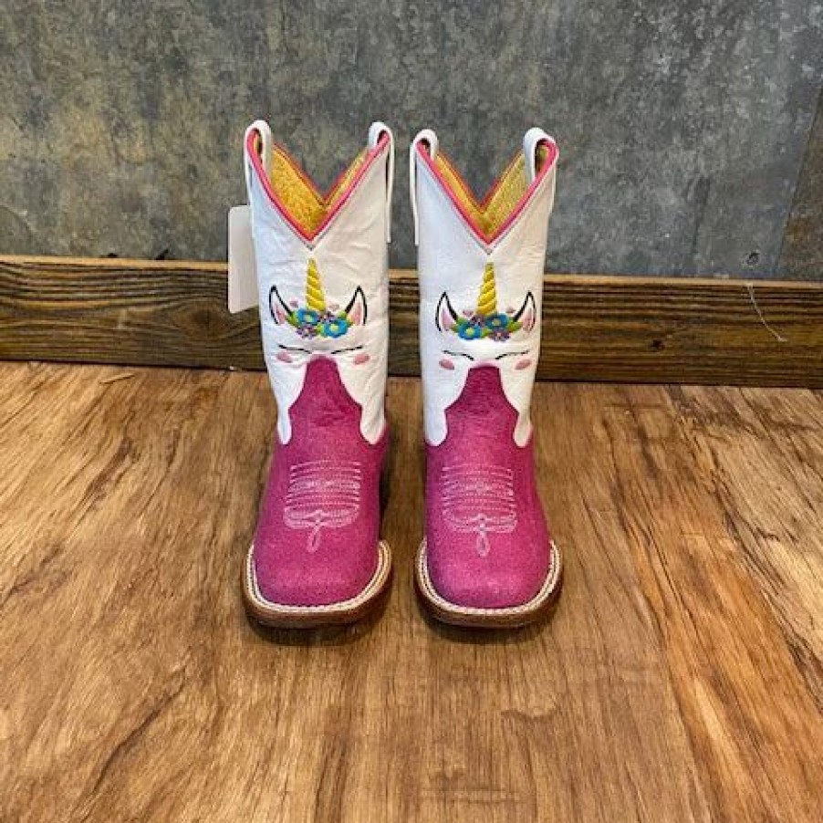 Boots & Shoes * | Anderson Bean Pink Unicorn Boots