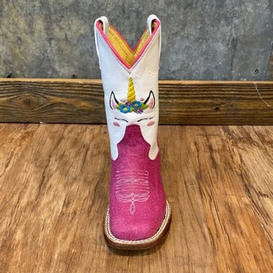 Boots & Shoes * | Anderson Bean Pink Unicorn Boots