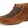 Boots & Shoes * | Twisted X Men'S Saddle And Navy Weave Driving Moc