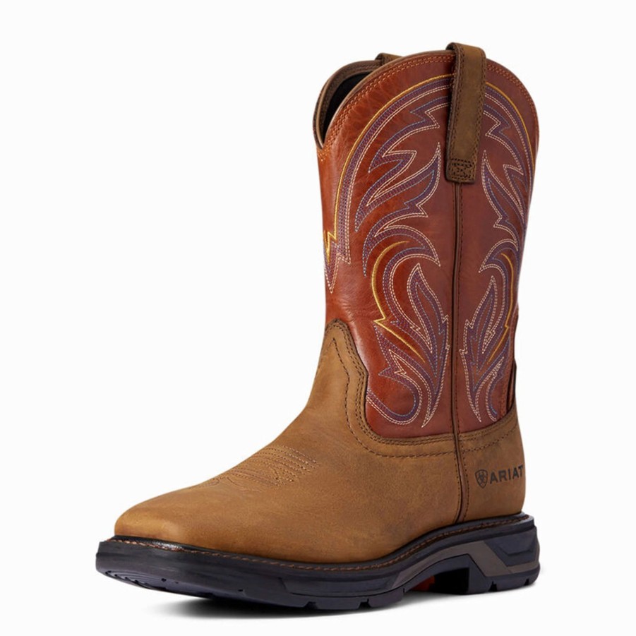 Boots & Shoes * | Ariat Men'S Workhog Xt Cottonwood Work Boot