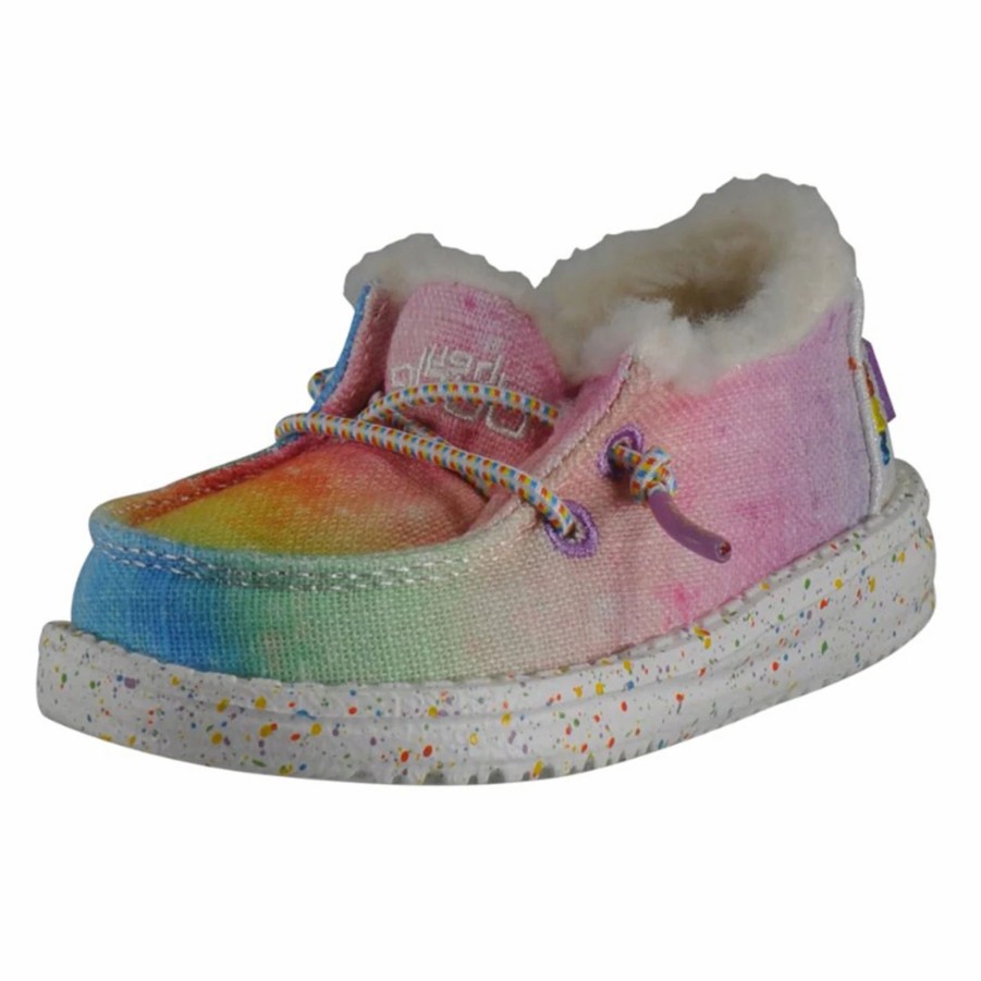 Boots & Shoes * | Heydude Hey Dude Wendy Toddler Rainbow Dreamer