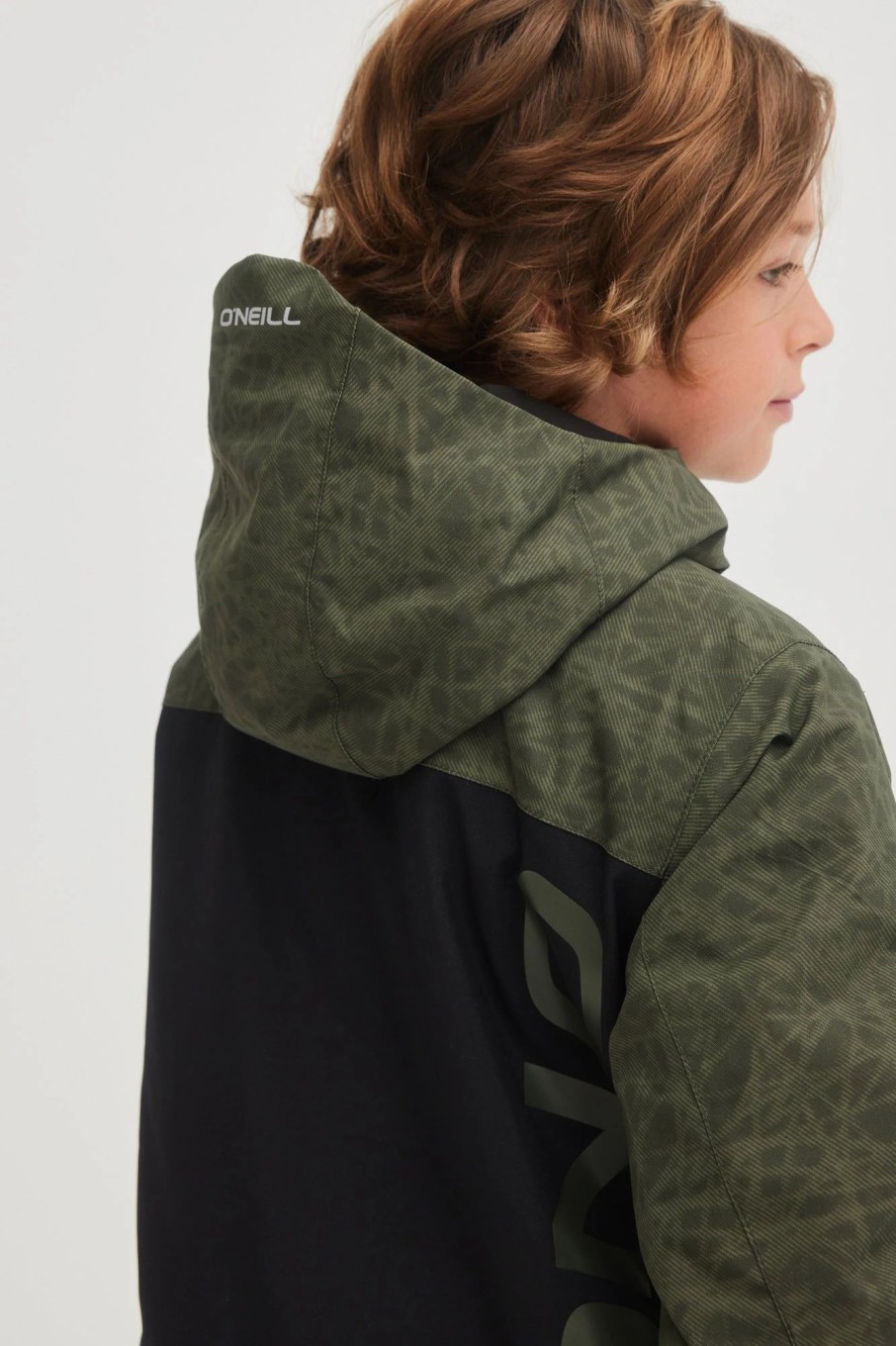 Boys * | O'Neill Texture Jacket Green Pet