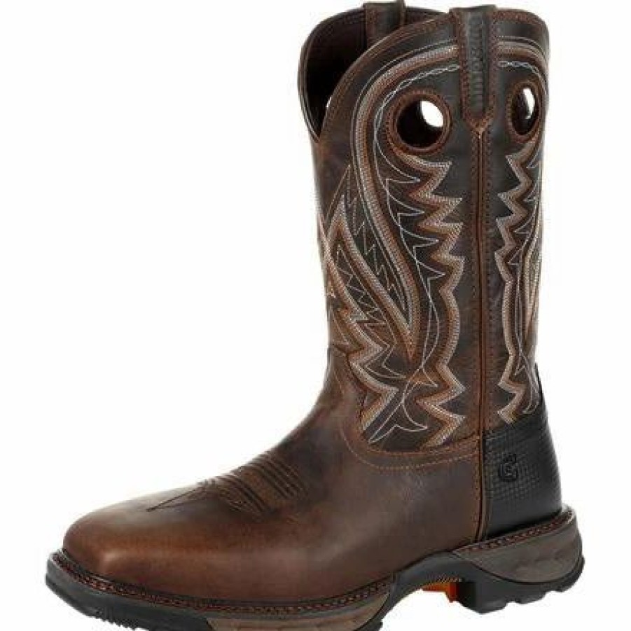 Boots & Shoes * | Durango Men'S Maverick Steel Toe Square Toe Boot