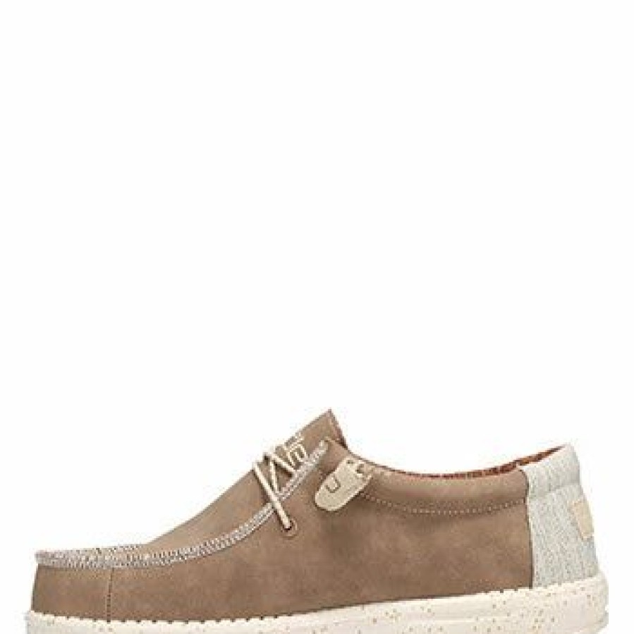 Boots & Shoes * | Heydude Hey Dude Men'S Wally Recycled Leather Traver Shoe