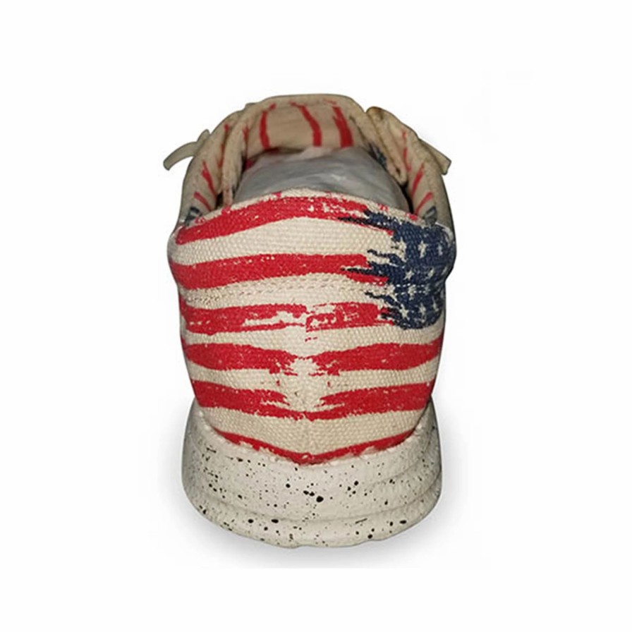 Boots & Shoes * | Kid'S Roper Beige Patriotic Causal Shoe