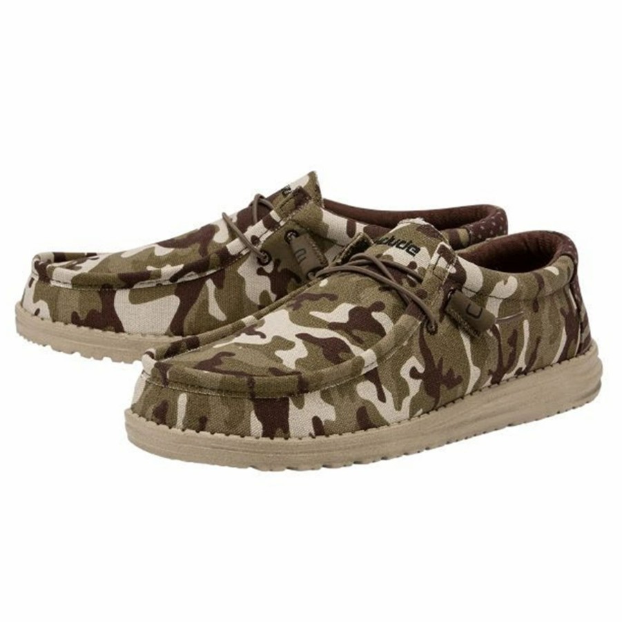 Boots & Shoes * | Heydude Hey Dude Wally Camo Usa Flag