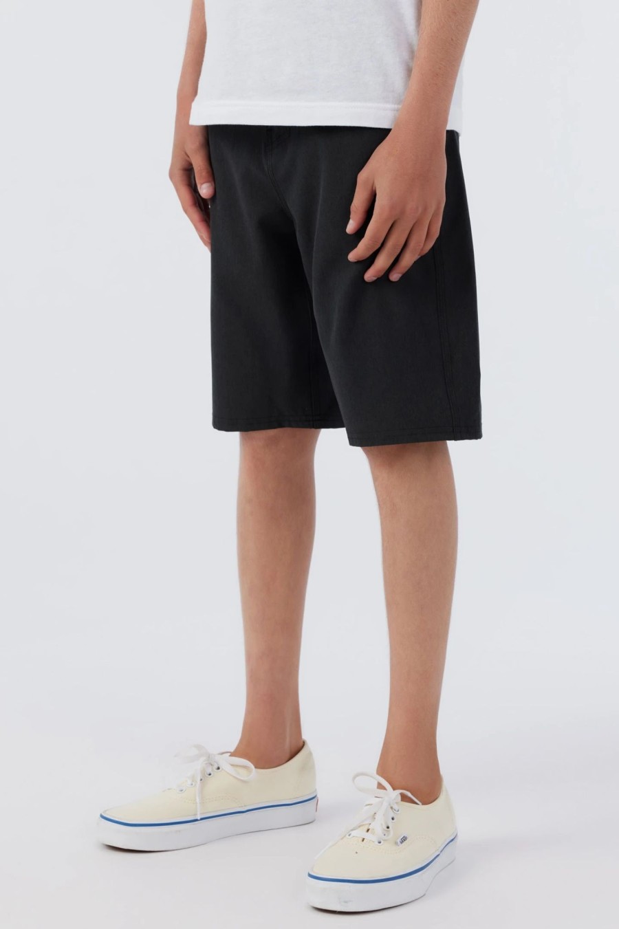 Boys * | O'Neill Reserve Heather 18" Hybrid Short Black