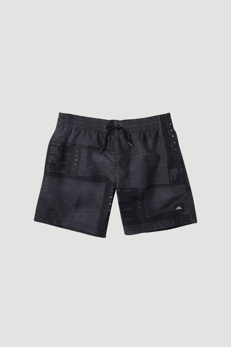 Boys * | O'Neill Boy'S Print Shorts Black Moon