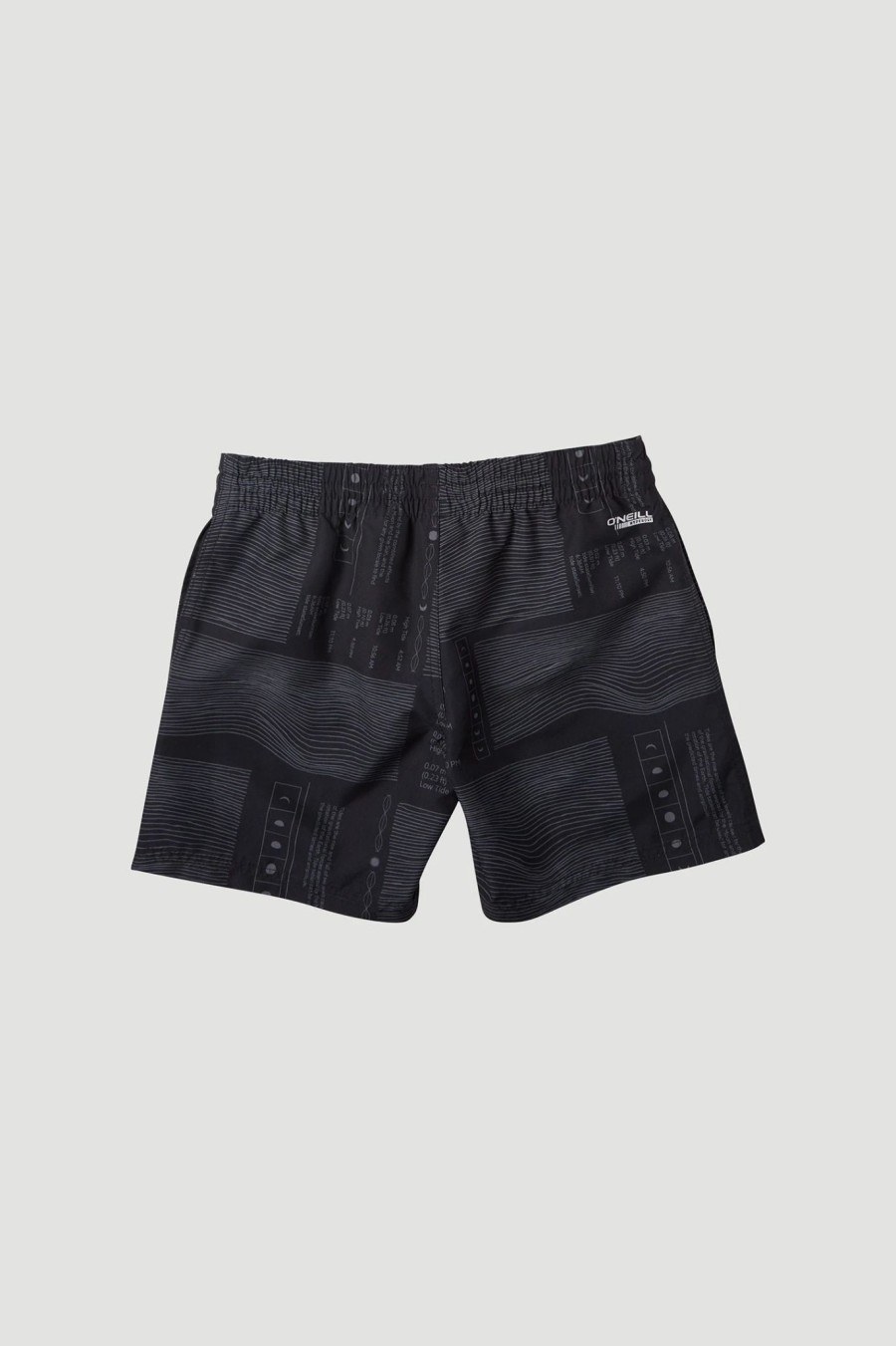 Boys * | O'Neill Boy'S Print Shorts Black Moon