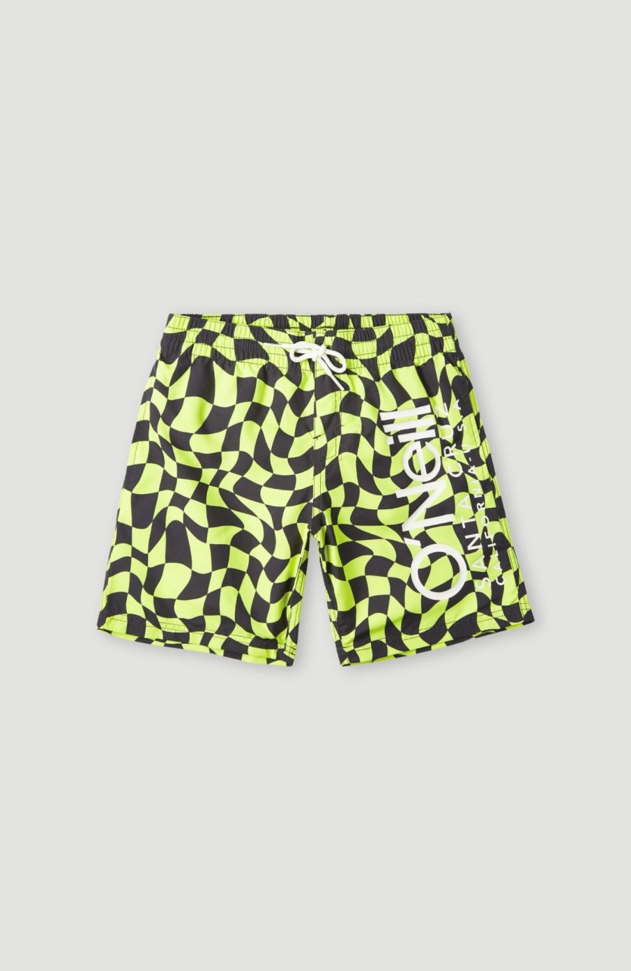 Boys * | O'Neill Cali Crazy 14" Volley Yellow Checkboard