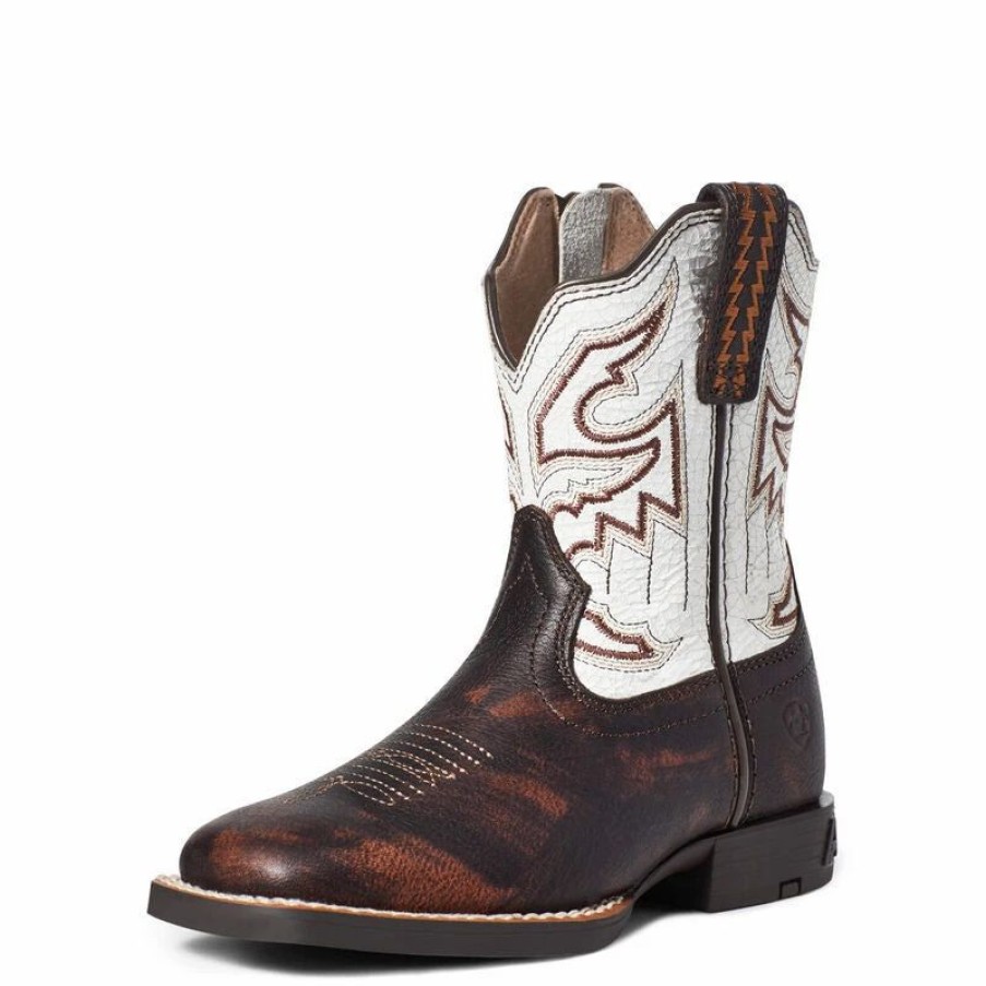 Boots & Shoes * | Ariat Dark Mahogany And White Sorting Pen