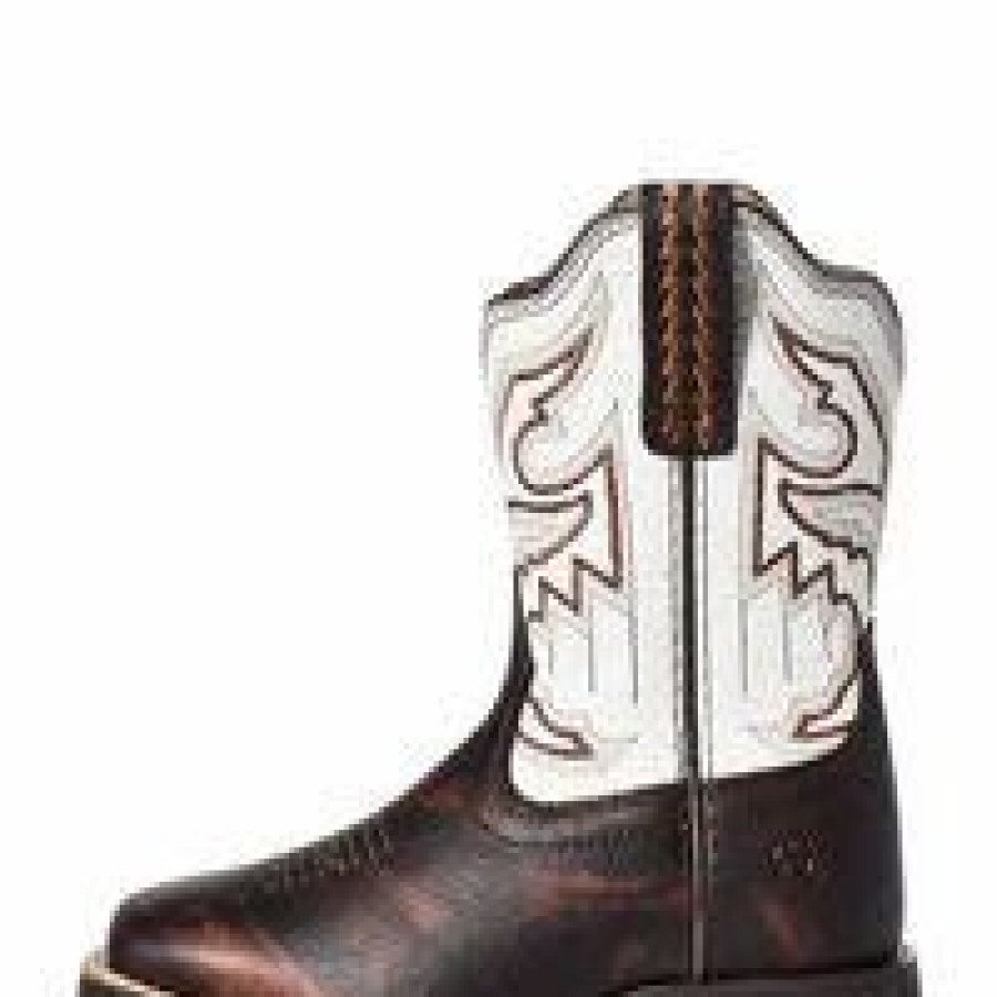 Boots & Shoes * | Ariat Dark Mahogany And White Sorting Pen