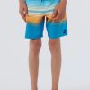 Boys * | O'Neill Hyperfreak Heat Stripe Line 16" Boardshort Mdt Blue