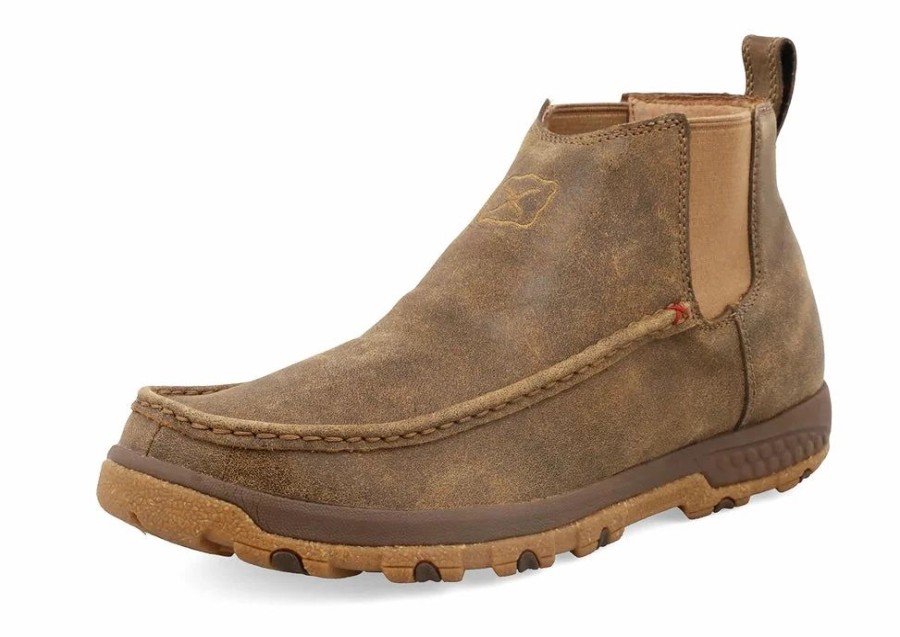 Boots & Shoes * | Twisted X Men'S 4 Double Gore Cell Stretch Moc