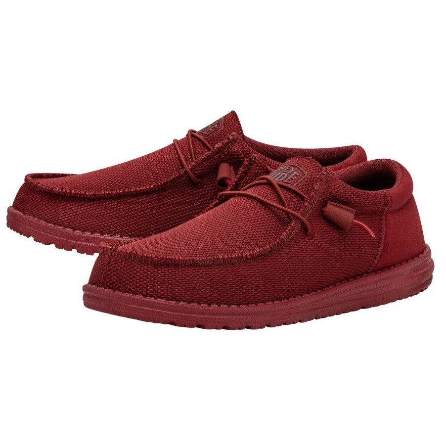 Boots & Shoes * | Heydude Hey Dude Wally Funk Mono Red