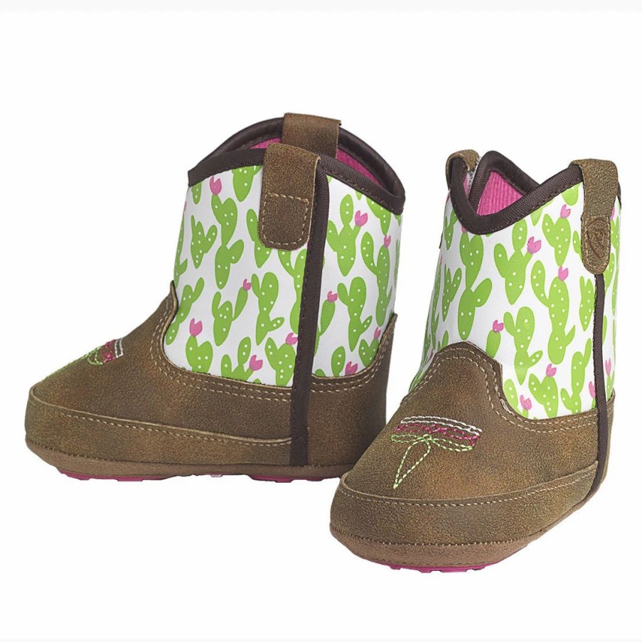 Boots & Shoes * | Ariat Infant Girl'S Cactus Lil' Stomper Boots