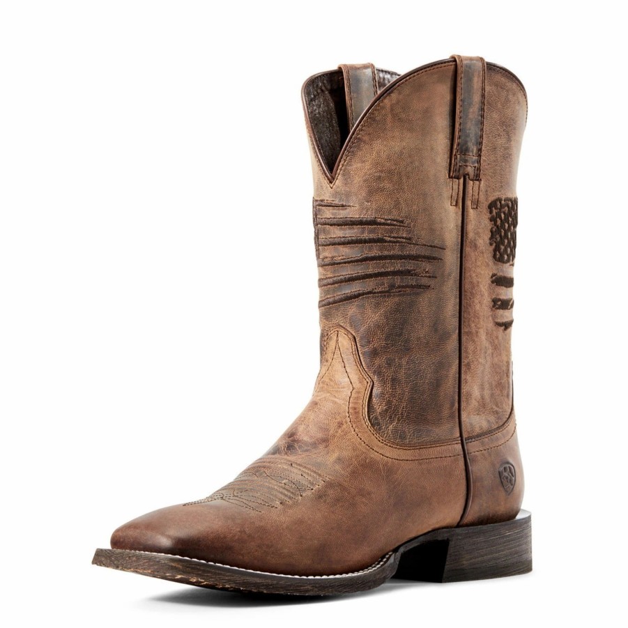 Boots & Shoes * | Ariat Men'S Circuit Patriot Boot