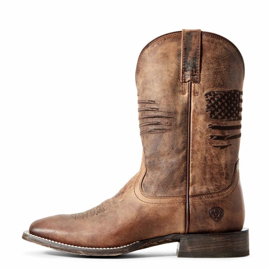 Boots & Shoes * | Ariat Men'S Circuit Patriot Boot