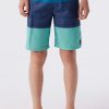 Boys * | O'Neill Hyperfreak Heat Block 17" Boardshort Bay Blue