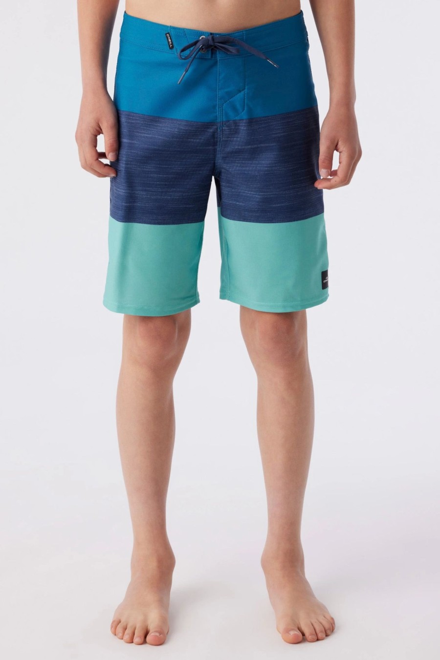 Boys * | O'Neill Hyperfreak Heat Block 17" Boardshort Bay Blue