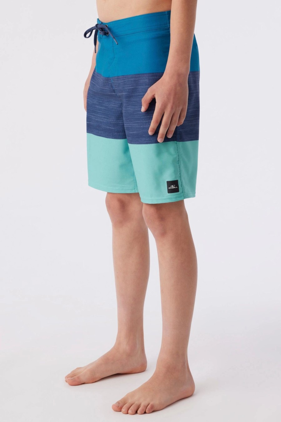 Boys * | O'Neill Hyperfreak Heat Block 17" Boardshort Bay Blue