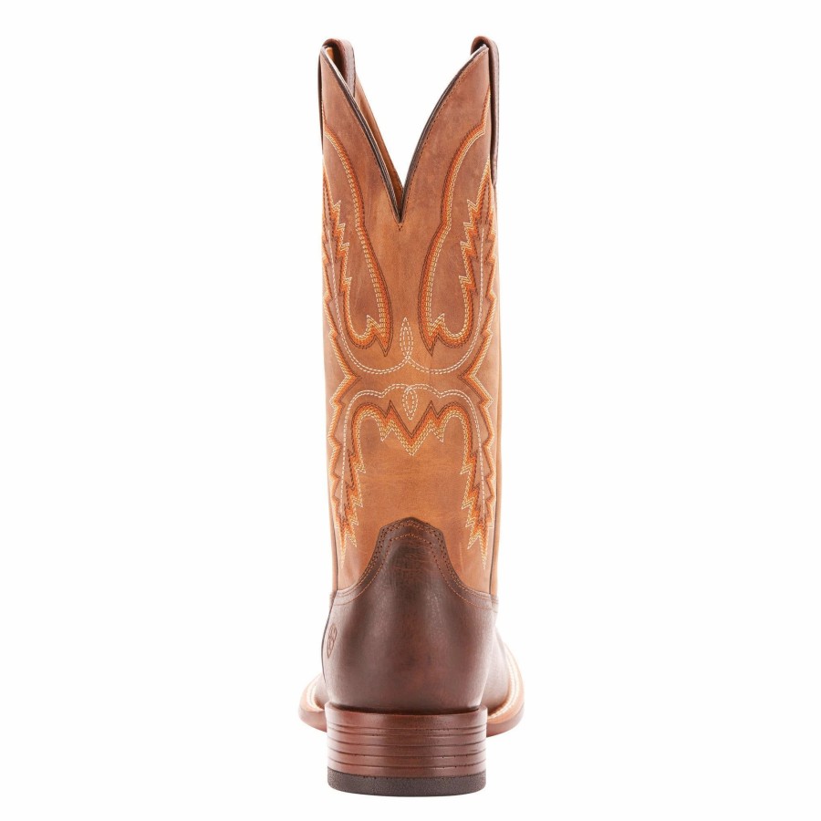 Boots & Shoes * | Ariat Brn/Wicker Pecos Sq 10025100