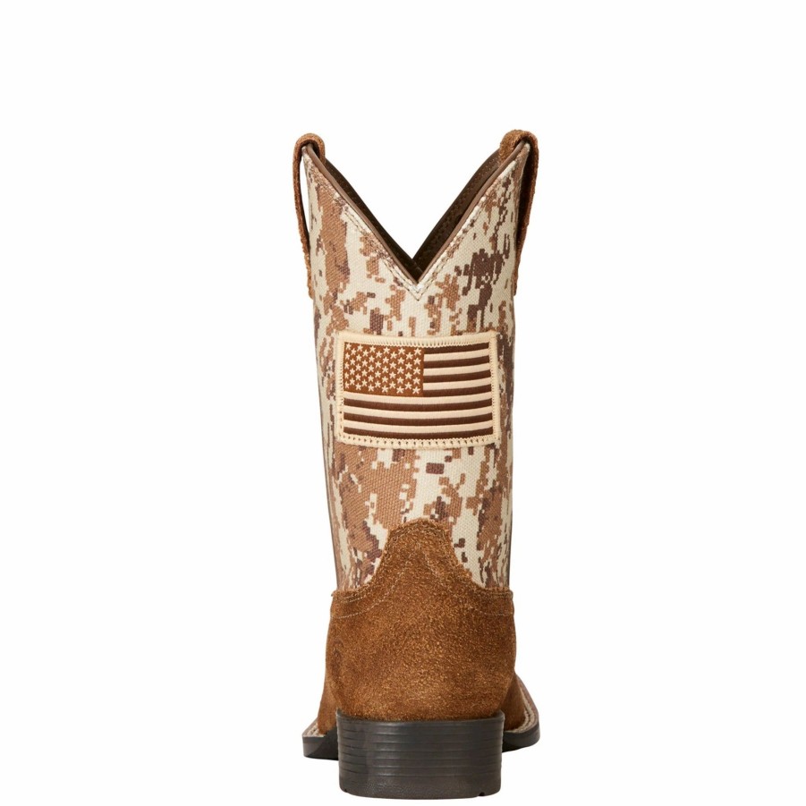 Boots & Shoes * | Ariat Boy'S Camo Print Boot