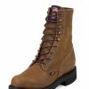 Boots & Shoes * | Justin Boot Co. Justin Men'S Aged Bark Lace Up Steel Toe Boots