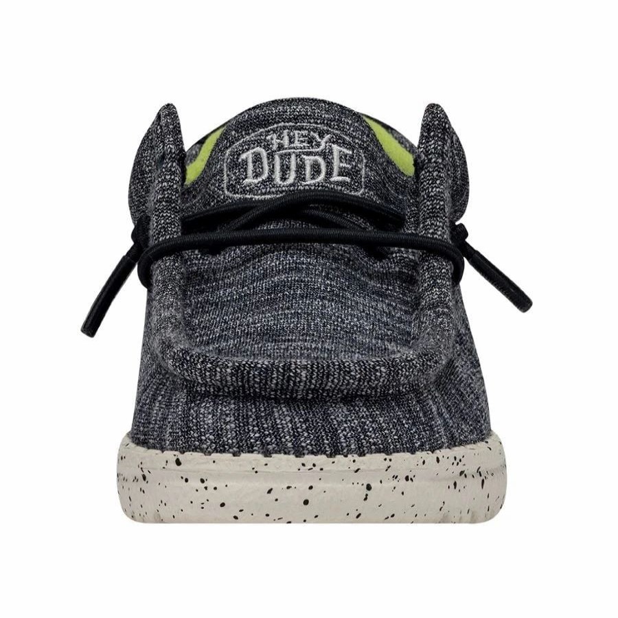 Boots & Shoes * | Heydude Hey Dude Wally Toddler Stretch Speckled Navy