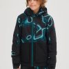 Boys * | O'Neill Texture Jacket Blue Heat Map